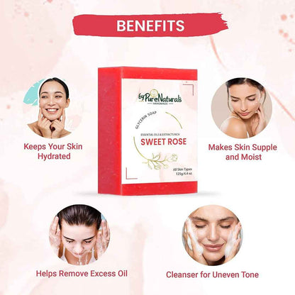 byPureNaturals Sweet Rose Soap