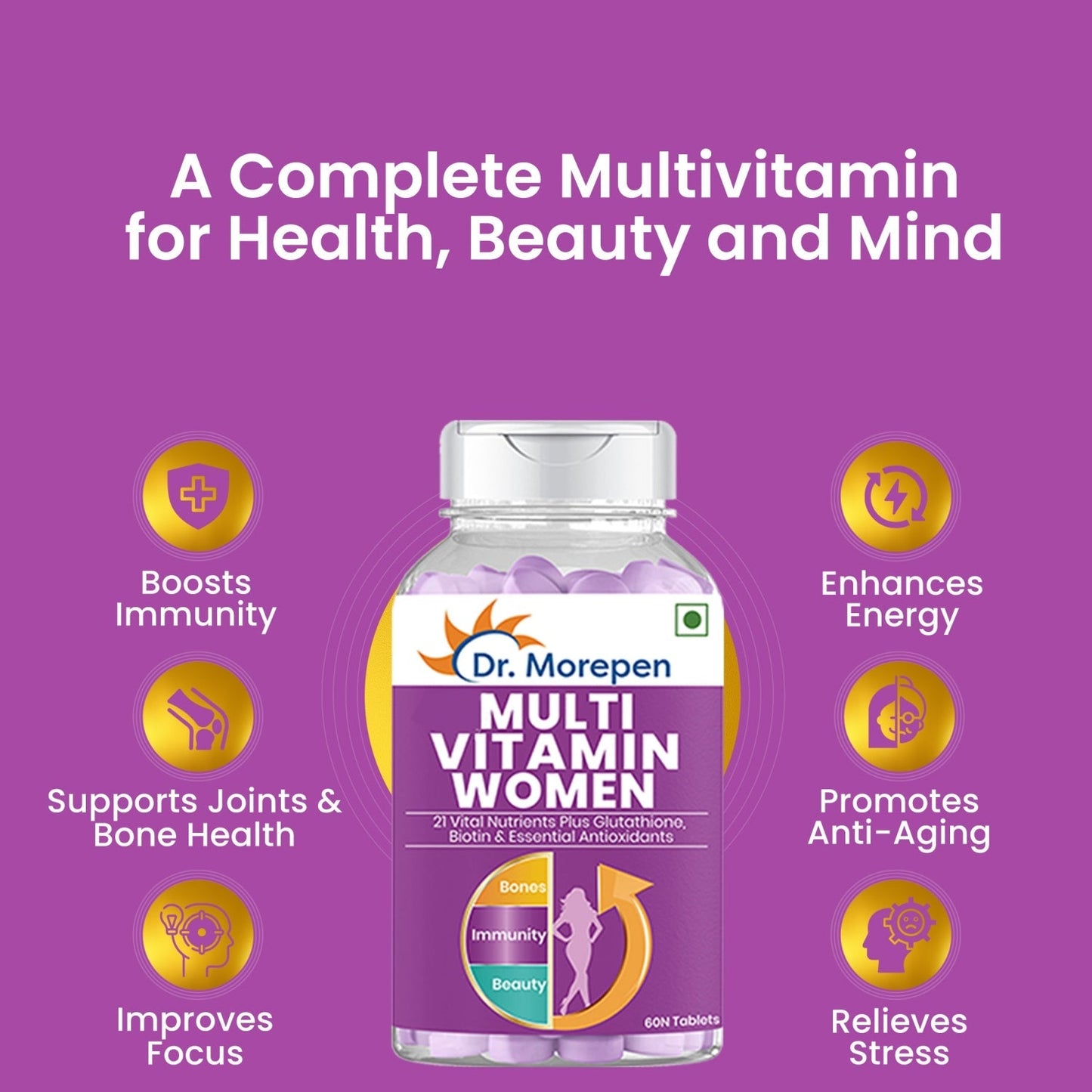 Dr Morpen Multivitamin Women And Biotin+ Advanced