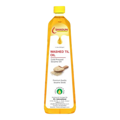 Shagun Cold Pressed Sesame Oil - Washed Til Oil