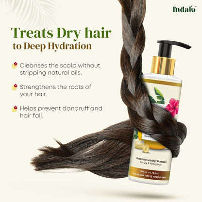 Indalo Banana Hibiscus Shampoo For Dry & Frizzy Hair