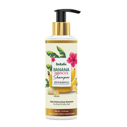 Indalo Banana Hibiscus Shampoo For Dry & Frizzy Hair