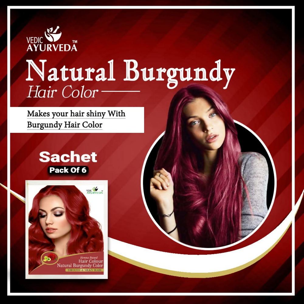 VedicAyurveda Henna Hair Color - Burgundy