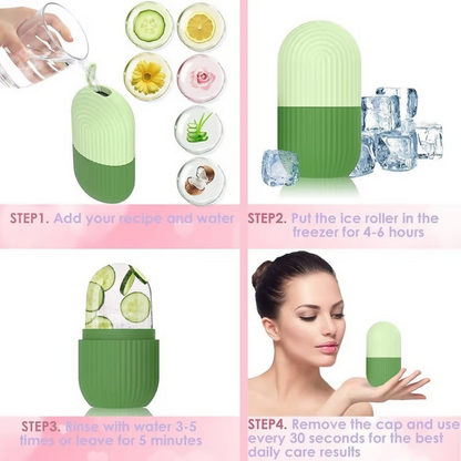Bronson Professional Classic Silicone Ice Facial Roller