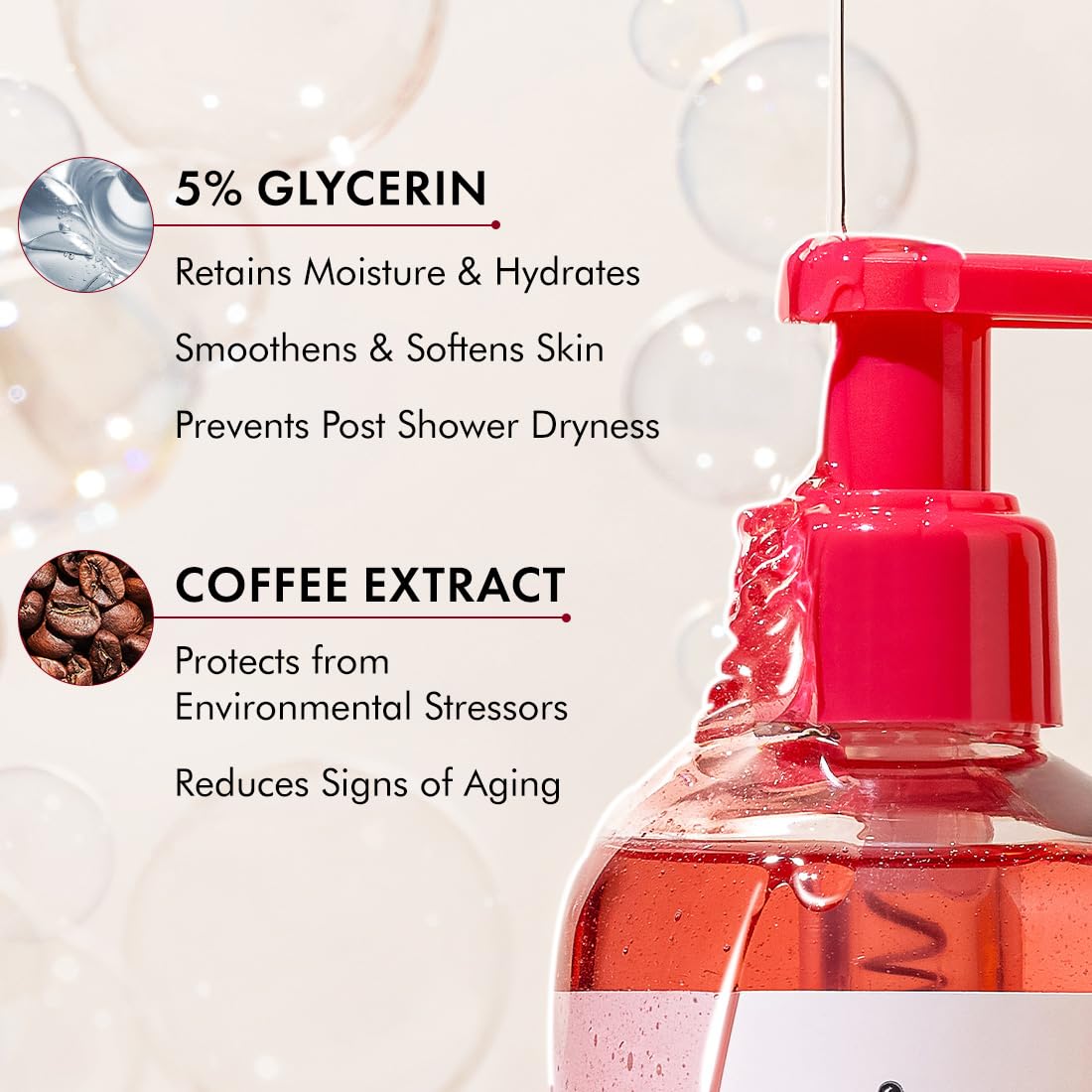 Brightening Body Wash with Niacinamide & Raspberry - 300 ml
