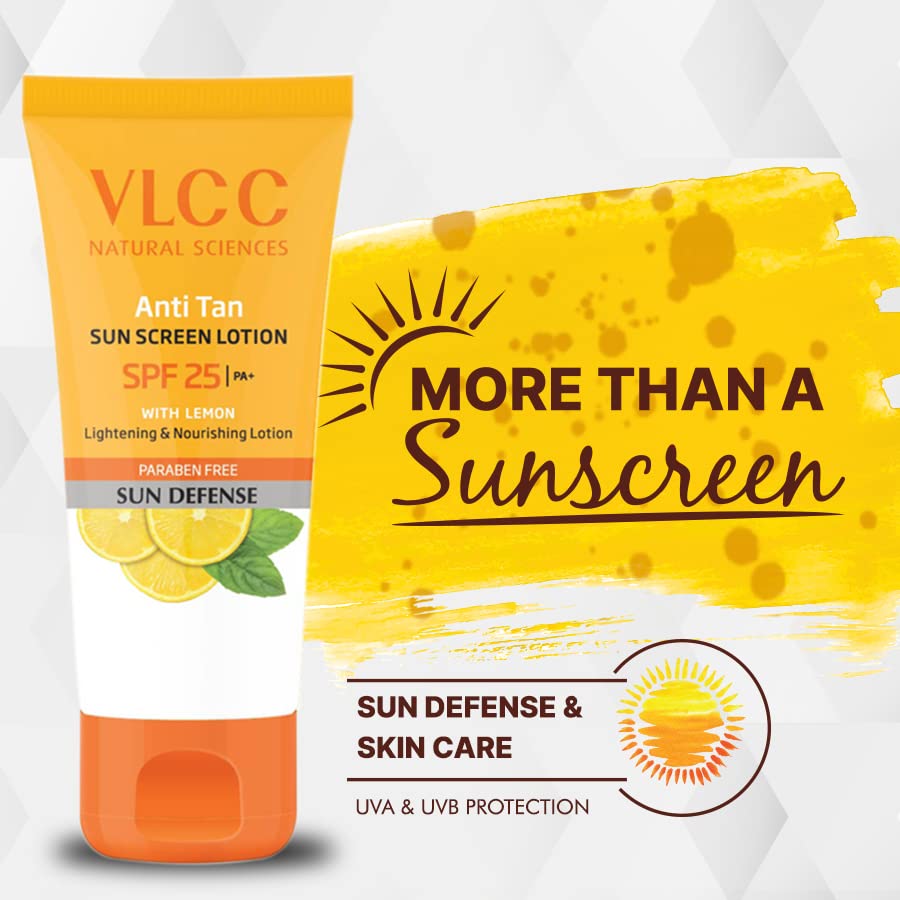 De-Tan Sunscreen Lotion SPF 25 - 300ml | Moisturizing Protection