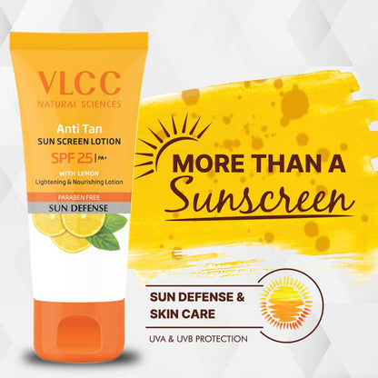 De-Tan Sunscreen Lotion SPF 25 - 300ml | Moisturizing Protection