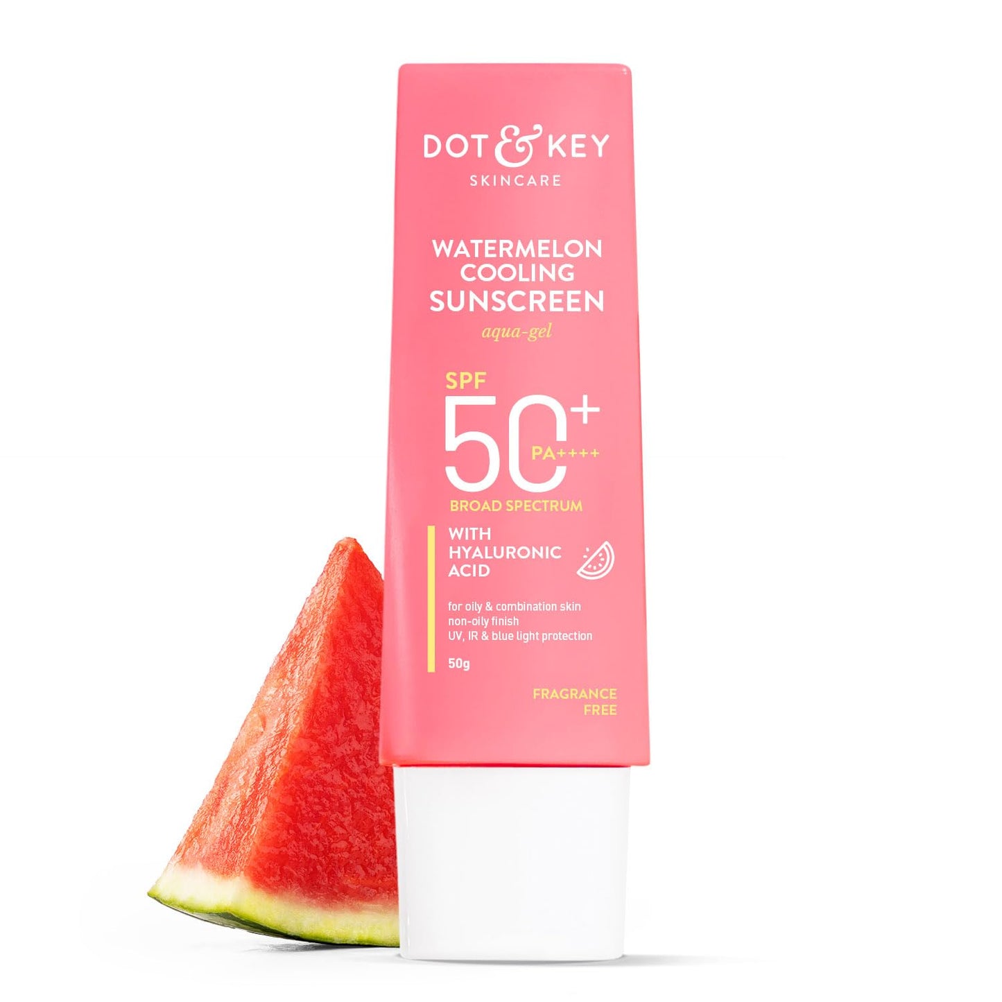Watermelon Cooling Sunscreen SPF 50+ with Hyaluronic Acid - 50g