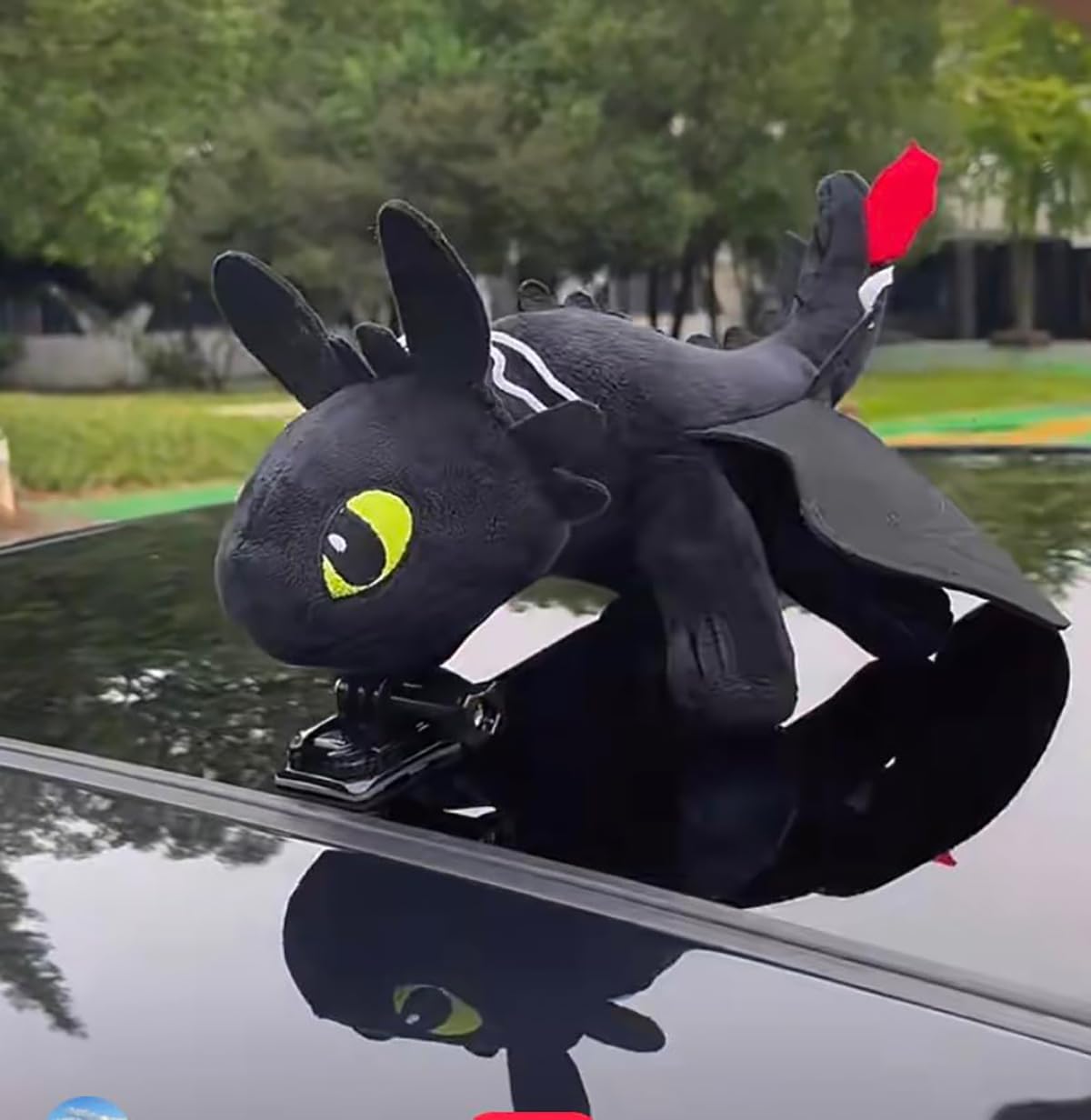 Toothless Nightfury Dragon Toy | How TO Train Your Dragon | 20 Cms | Car Accessories by Shopping Nest |