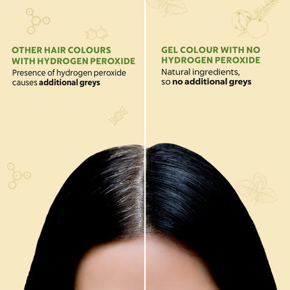 Natural Gel Hair Color, Ammonia & PPD Free, Black 1.0, 660ml