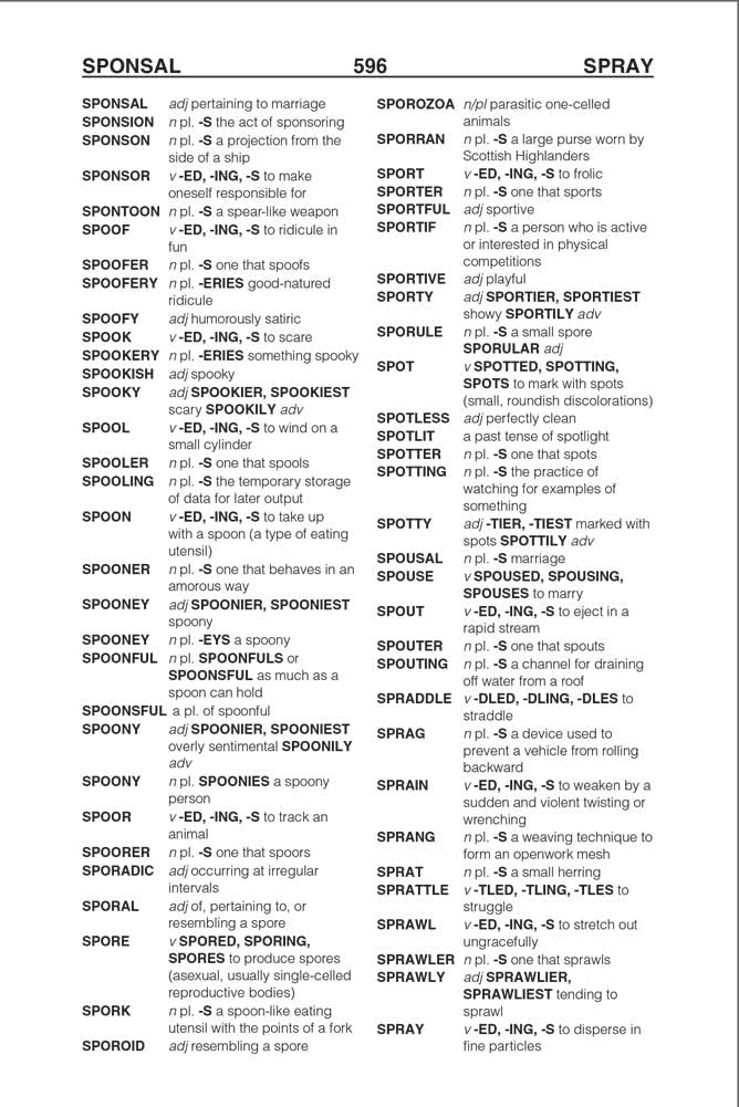 The Official SCRABBLE Players Dictionary 