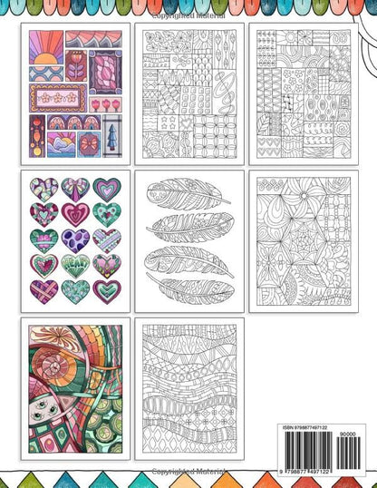 Mindfulness Patterns: Coloring Book with Creative Pattern Designs for Stress Relief and Relaxation