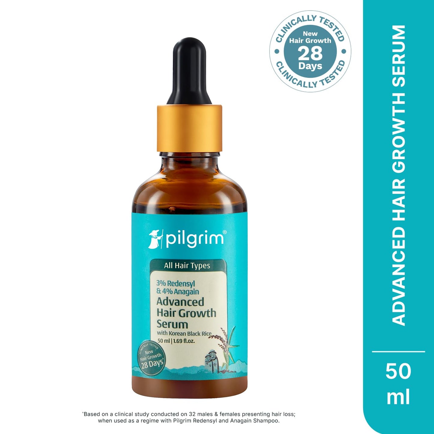 Redensyl 3% + Anagain 4% Hair Growth Serum 50ml for Scalp