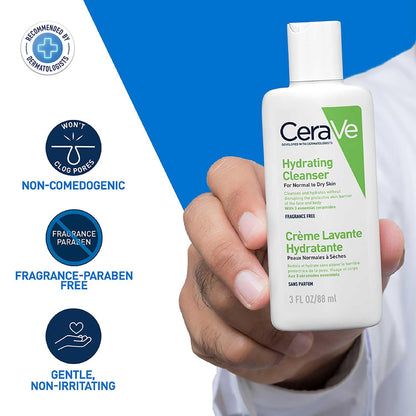 Gentle Non-Foaming Face Wash for Normal to Dry Skin