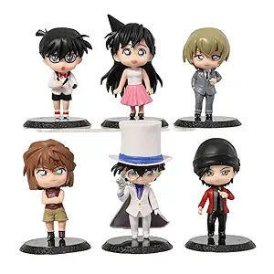 Detective Conan Set Of 6 Action Figure Model B | 10-11 Cms |
