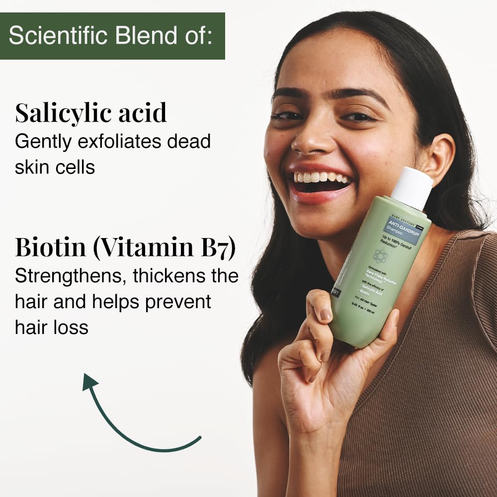 Anti Dandruff Shampoo with Salicylic Acid & Biotin, 250ml
