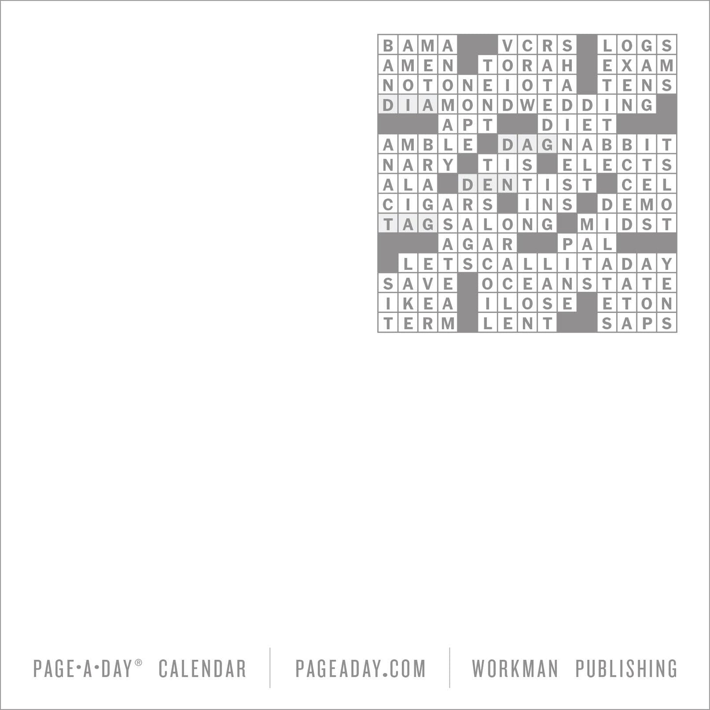 New York Times Crossword Page-A-Day® Calendar 2026 