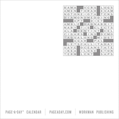 New York Times Crossword Page-A-Day® Calendar 2026 