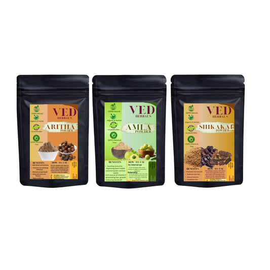 Herbal Shampoo & Conditioner Combo – Amla Reetha Shikakai 300g
