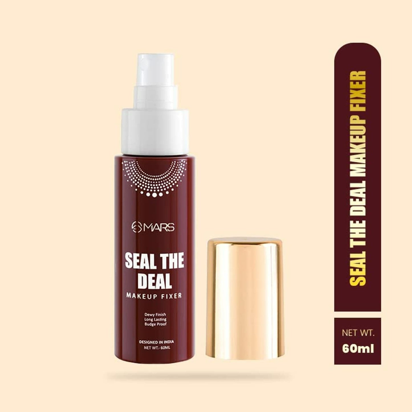 Long-Lasting Makeup Fixer Spray with Hyaluronic Acid, 60ml
