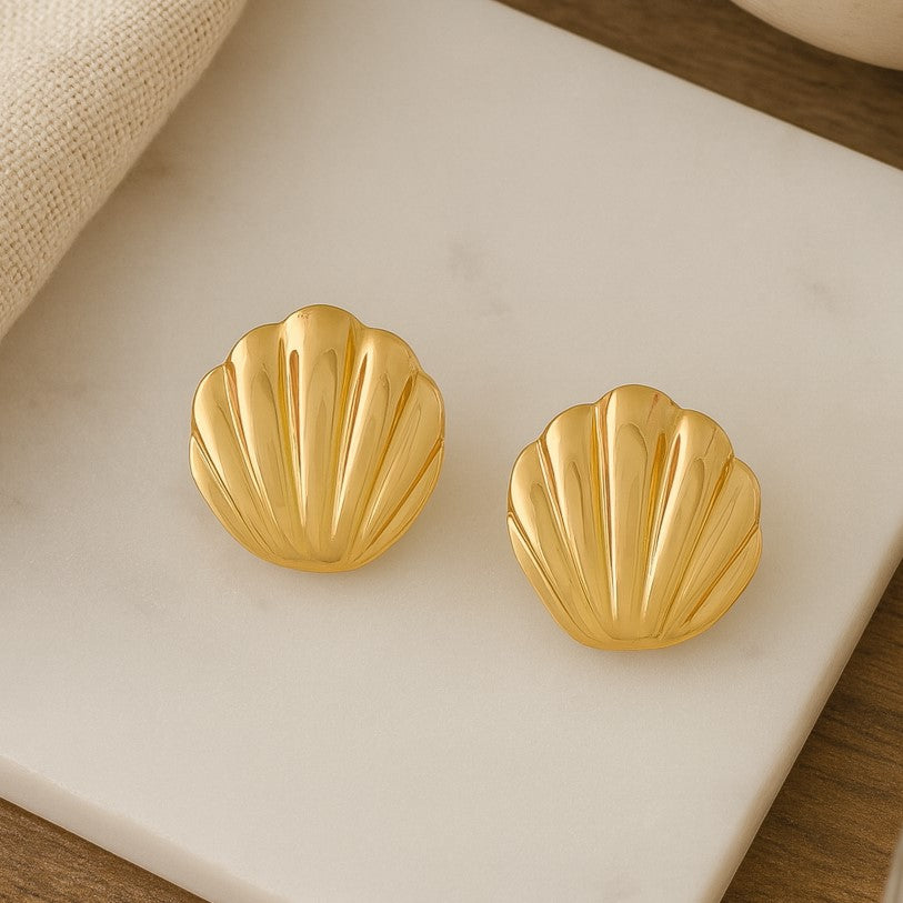 Estele Gold Plated Diamond Nakshatra Stud Earrings for women