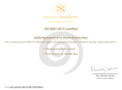 Niacinamide & Pro-Vitamin B5 Body Wash - Silky Smooth Skin