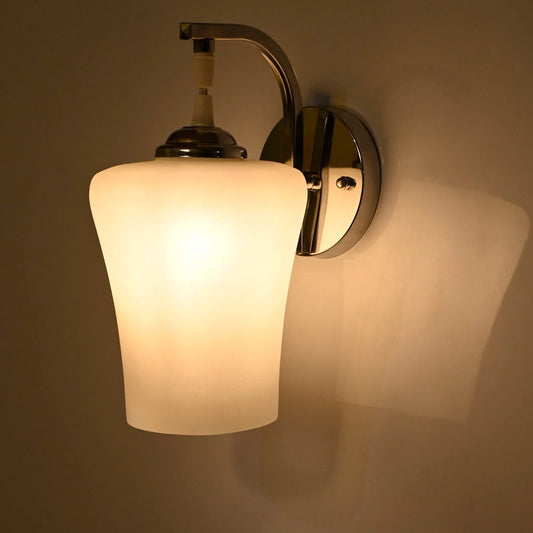 Wall Lamp Uplighter Rustic Design Metal Black 30cm