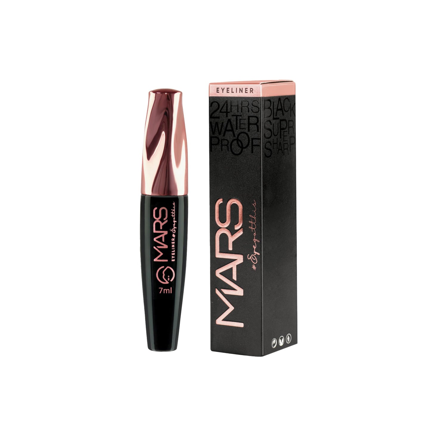 Glossy Liquid Eyeliner - Quick Dry, Smudge Proof, Long Lasting