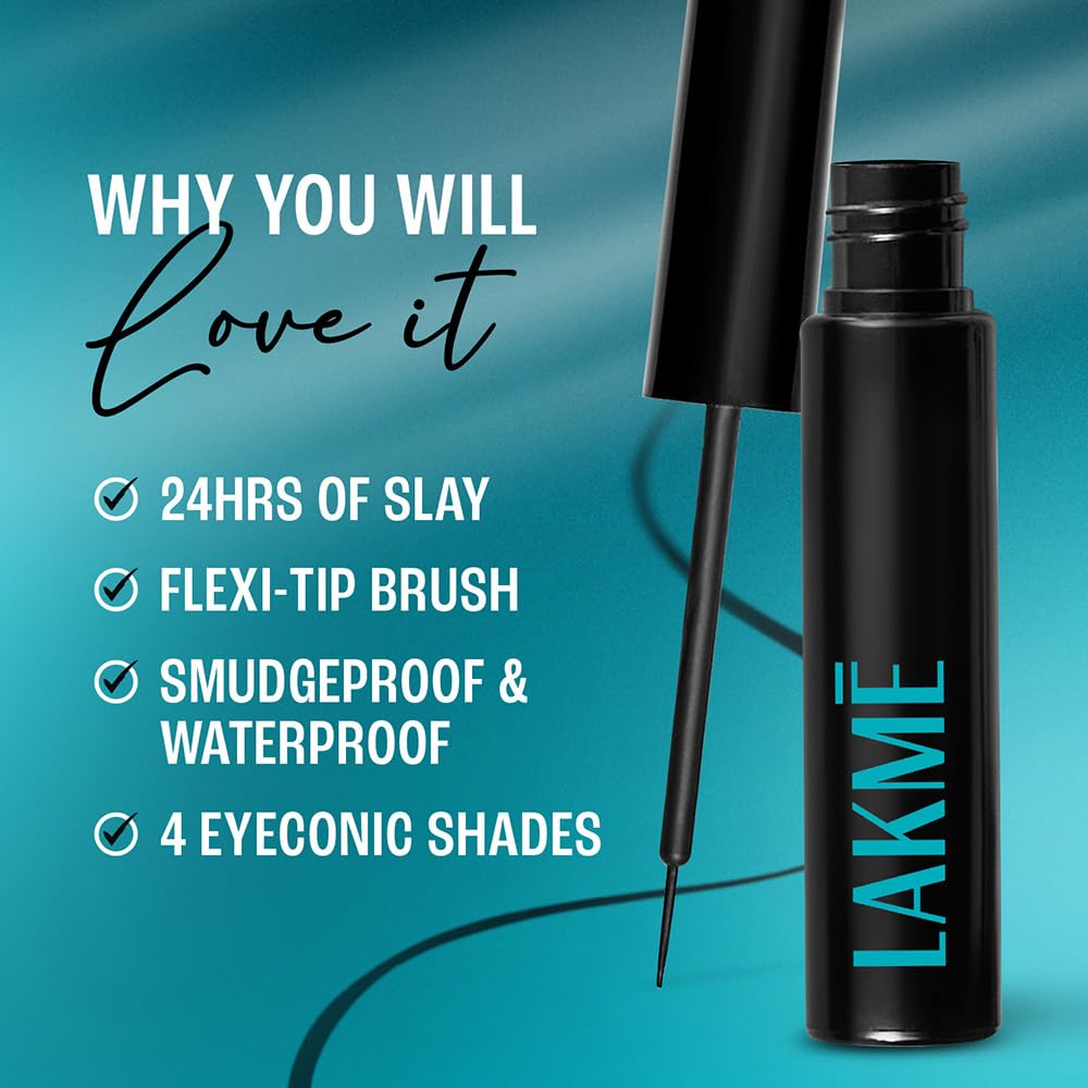 Liquid Eyeliner Black Matte Waterproof Smudge-Proof 4.5 ml