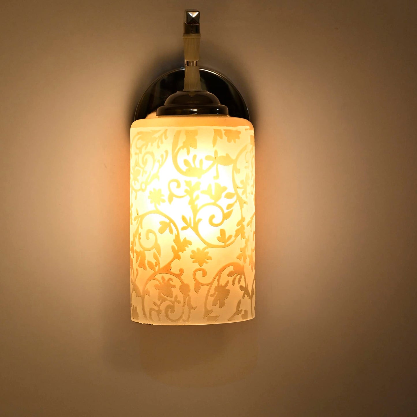 Modern Wall Lamp Uplighter Pine Wood Beige  Height 30 cm