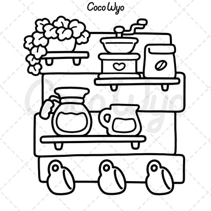 Stress Relief: Coloring Book for Adults and Kids, Bold and Easy, Simple and Big Designs for Relaxation Featuring Animals, Landscape, Flowers, Patterns, Cute Things And Many More
