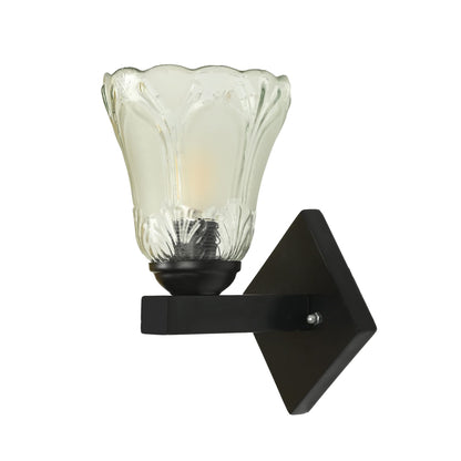Wall Lamp Decorative Light Modern Clear Finish Corded Electric for Living Room - E27 Bulb Required