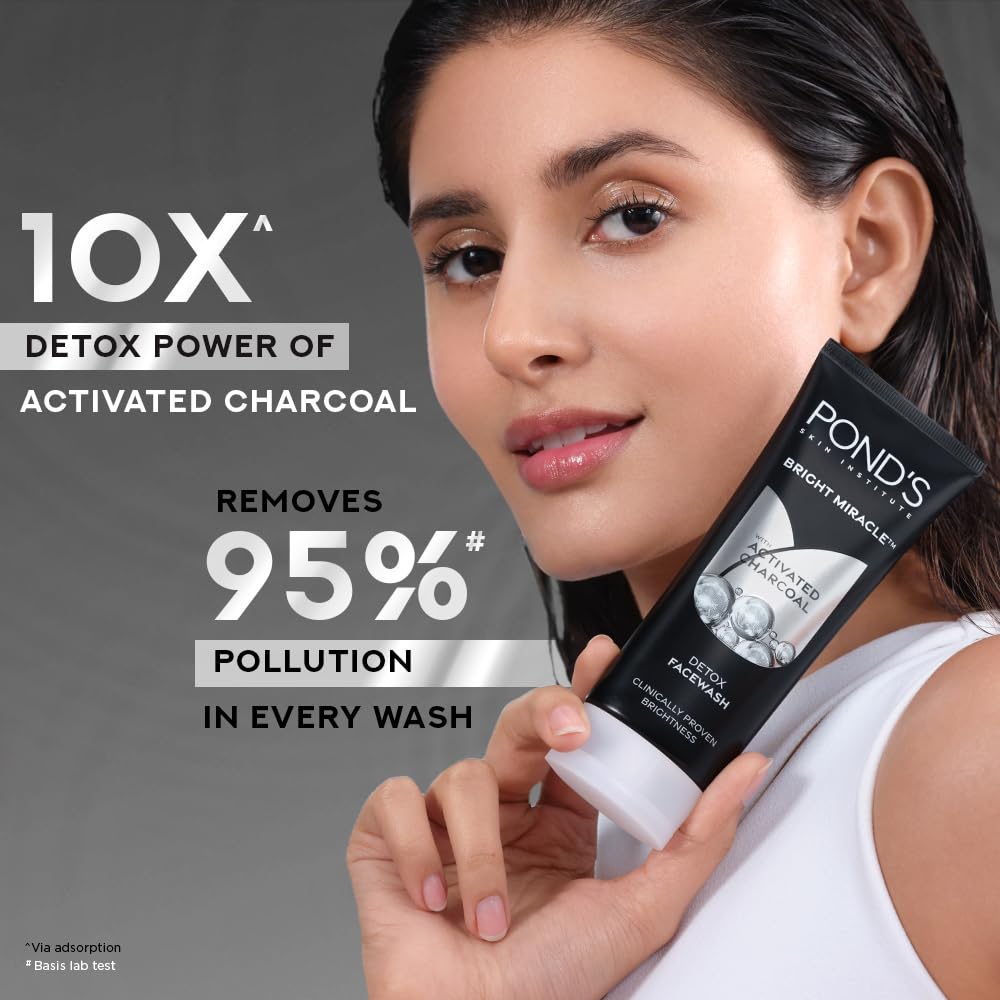 Activated Charcoal Detox Face Wash for Glowing Skin - 200gm