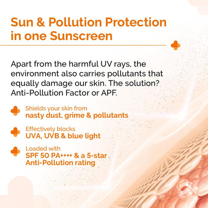 Hyaluronic Sunscreen Aqua Gel SPF 50 - Lightweight & Non-Greasy