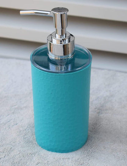 Plastic Soap Dispenser - Unbreakable Blue - 500ml Capacity - Anti-Corrosive Pump - Ideal for Kitchen and Bathroom