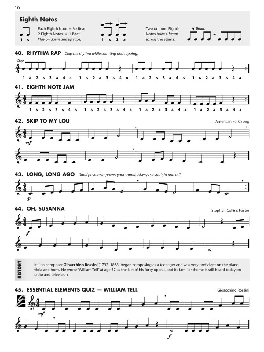 Essential Elements for Band – Bb Trumpet Book 1 with EEi | Beginner Trumpet Sheet Music and Online Audio | Hal Leonard Essential Elements Series