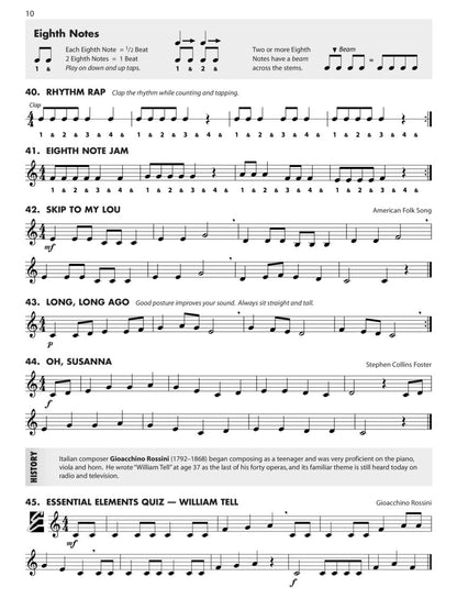 Essential Elements for Band – Bb Trumpet Book 1 with EEi | Beginner Trumpet Sheet Music and Online Audio | Hal Leonard Essential Elements Series