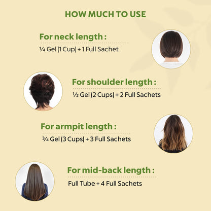 Natural Gel Hair Color, Ammonia & PPD Free, Dark Brown, 65ml