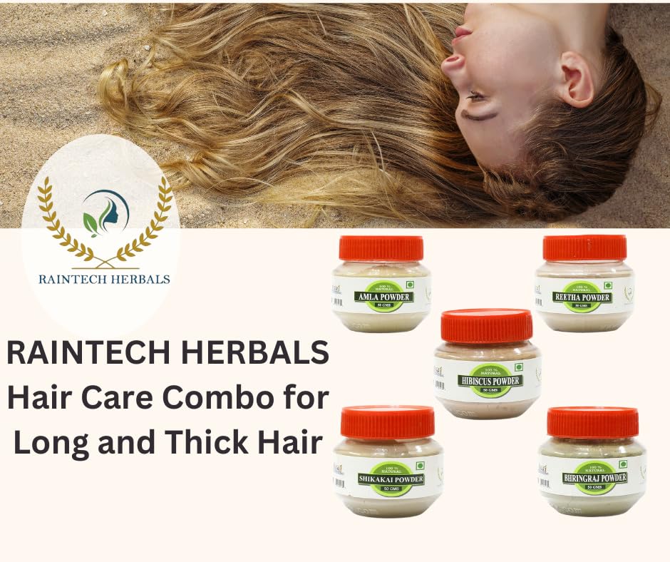 Herbal Hair Care Powder Combo for Healthy Scalp & Hair