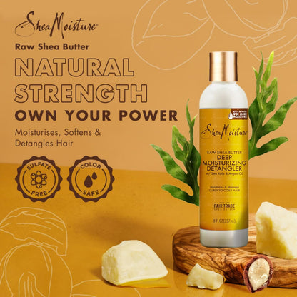 Raw Shea Butter Detangler with Sea Kelp & Argan Oil, 1 Pack