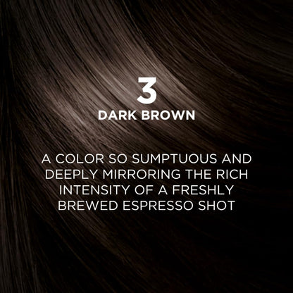 L'Oreal Excellence Creme Hair Color 3 Dark Brown 72ml+100g