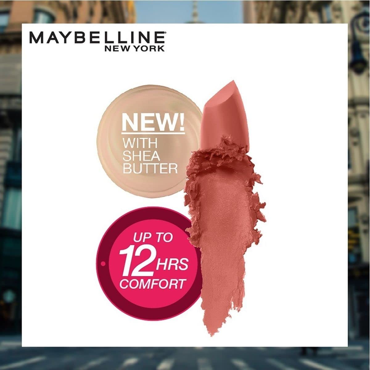 Maybelline Matte Lipstick 657 Nude Nuance, 3.9g, Moisturizing