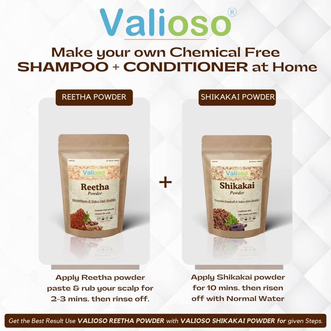 Amla, Reetha & Shikakai Herbal Hair Pack - 300g (Pack of 3)