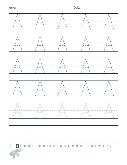 Trace Letters: Alphabet Handwriting Practice workbook for kids: Preschool writing Workbook with Sight words for Pre K, Kindergarten and Kids Ages 3-5. ... Words & Math for Preschool & Kindergarten) 