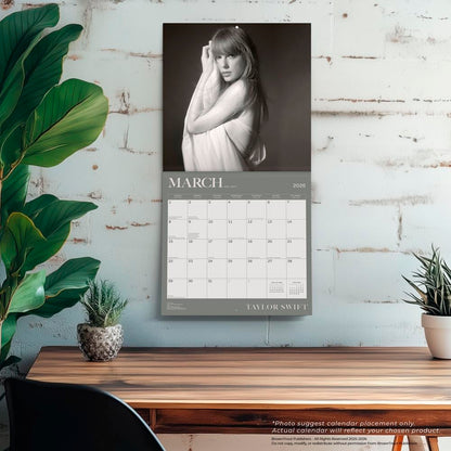 Taylor Swift OFFICIAL | 2026 12 x 24 Inch (Hanging) Monthly Square Wall Calendar | Plastic-Free | BrownTrout | Music Pop Singer Songwriter Celebrity 