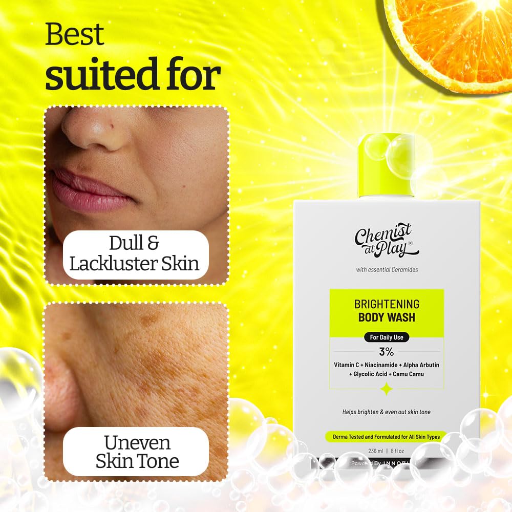 Vitamin C Brightening Body Wash 236ml | Fades Dark Spots