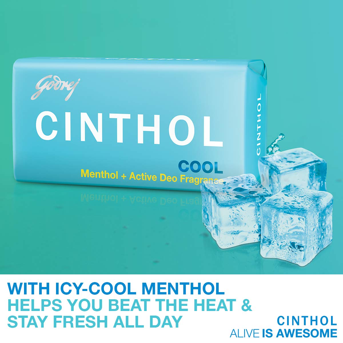 Cool Soap with Menthol, 100g (Pack of 5) | Grade 1, All Skin Types