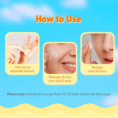 Glow+ Dewy Sunscreen Gel SPF 50+ | Hydrating & Non-Sticky