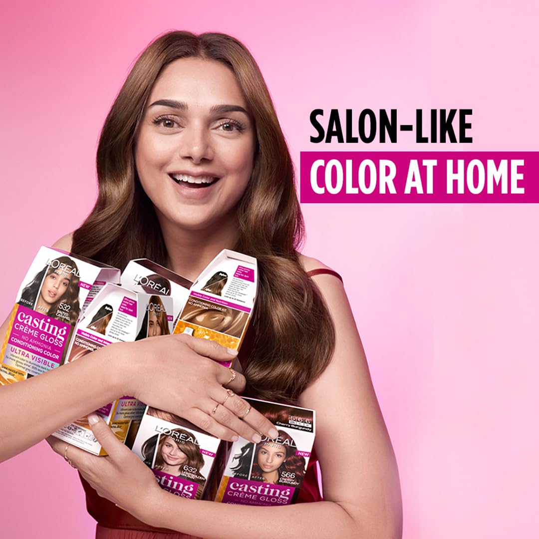 L'OrŽal Paris Darkest Brown Hair Color, Ammonia-Free, 87.5g+72ml