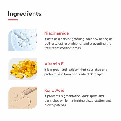 Bright & Even Tone Face Wash with Niacinamide & Kojic Acid - 70G