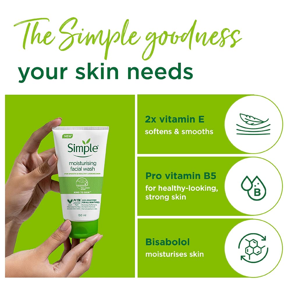 Gentle Moisturising Face Wash for All Skin Types - 150 ml